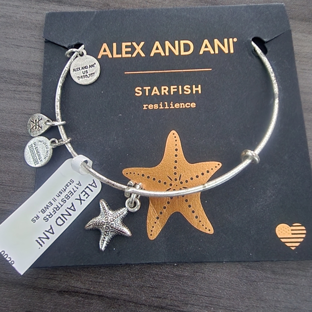NWT Alex & Ani starfish bracelet